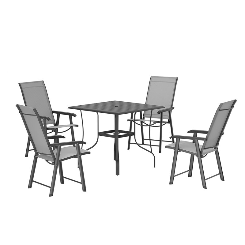 4 - Person Patio Dining Set with Square Table