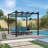 Purple Leaf Aluminium Pergola With Canopy-80546448-96845815