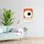 Playful Cartoon Elephant Minimalist Playful Whimsical Elephant Nature Wall Art Print 1 Piece Wrapped Canvas Wall Art-1856890819
