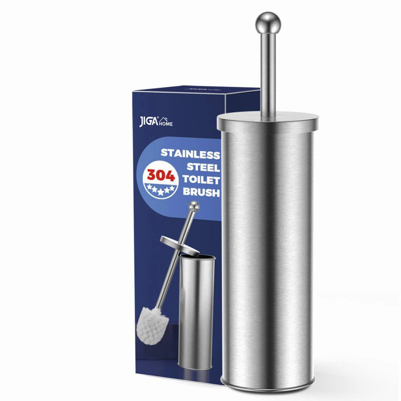 Stainless Steel Deep Clean Bathroom Brush Set with Stiff Bristles