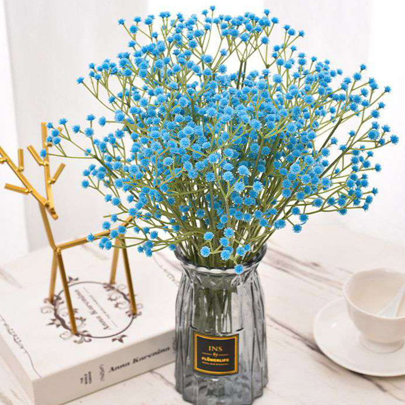 Arrangement floral Baby's Breath, Bleu, H 23,63 po x l 3,9 po x P 3,9 po