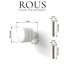 ROUS Hardware Mid-Century Modern Honey Comb Knob-770996623