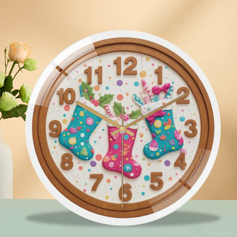 Horloge murale de Noël 12 pi