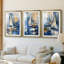 NAUTICAL Series CLXXXVI - Impression sur mesure avec cadre de qualité supérieure mat - 3 pièces-778676936-778676938