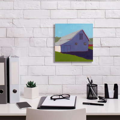  'Bucolic Structure 5' by Carol Young Canvas Wall Art, 12" x 12"