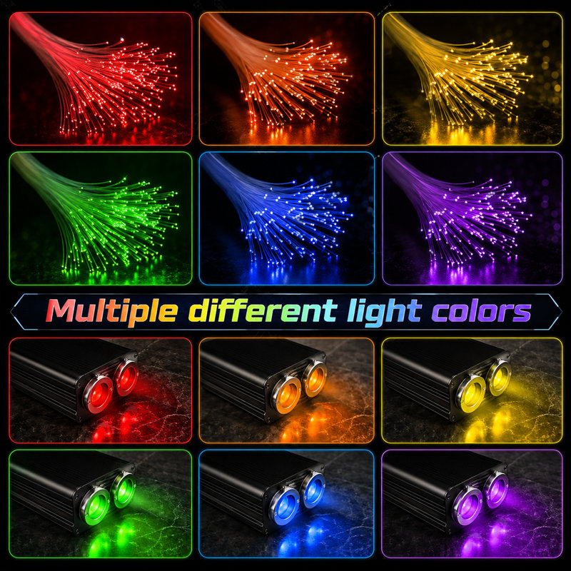 APP-Enabled 32W Twinkle Headliner Lighting for Decorative Car Starlight Effects