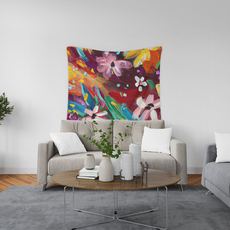 Tapisserie murale, H 80 po x l 68 po