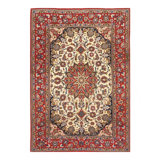 One-of-a-Kind Rectangle 3'8" X 5'3" Hand Knotted Area Rug