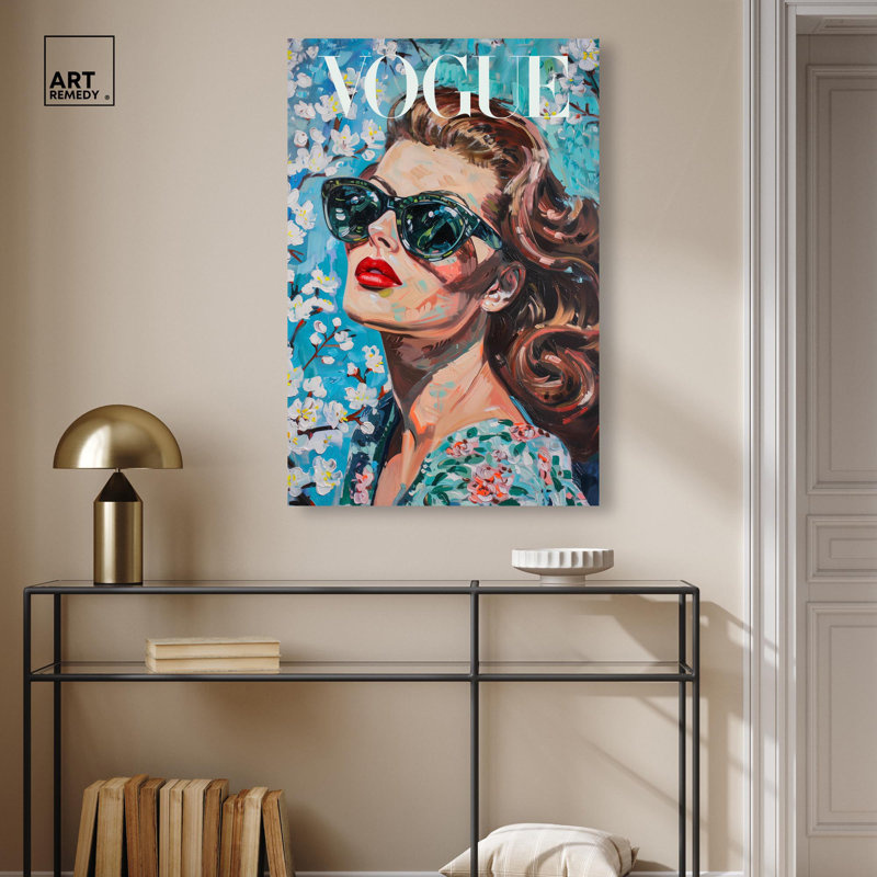«Autumn Blossom Icon» par Art Remedy, H 36 po x l 24 po, Toile tendue, Toile tendue