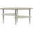 Keauri Multi-Shelf Glass Coffee Table