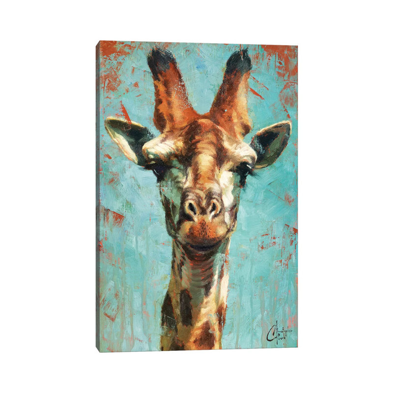 «The Weather's Nice Up Here» par Christopher Clark, reproduction d'art, Toile tendue, H 26 po x l 18 po x P 1,5 po