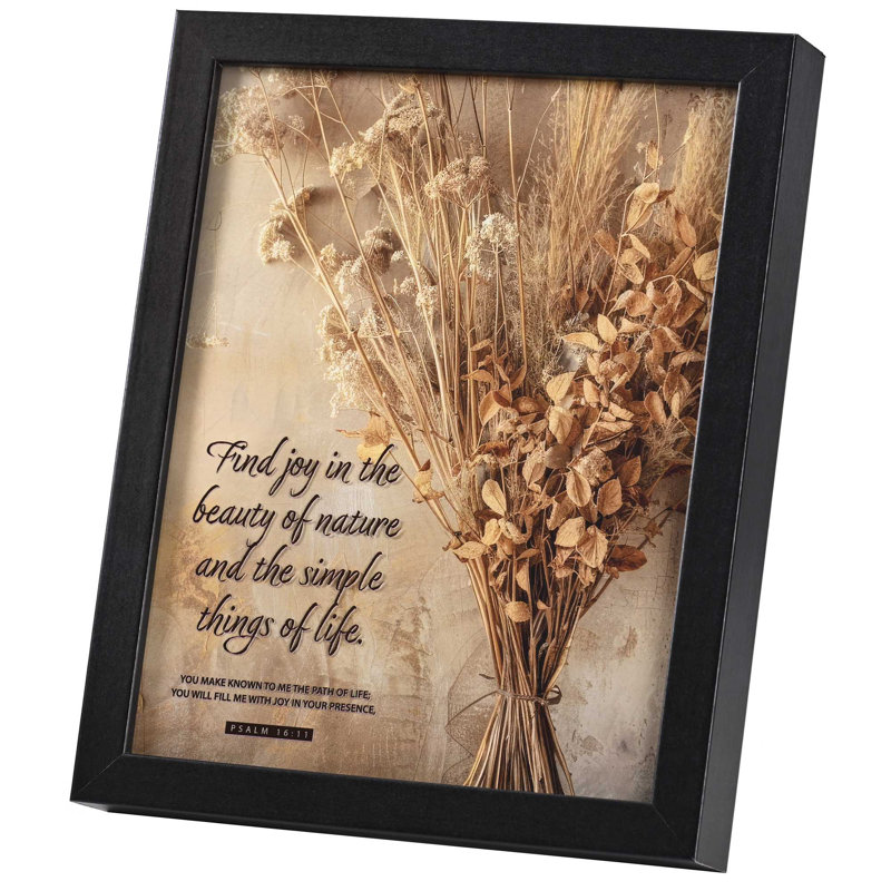 Art encadré «Find Joy In The Beauty»