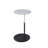 Orbit 15.5" End Table with Height Adjustable Marble Textured Top-1794863837