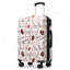 Ensemble de valises 3 pièces - Valises rigides avec roulettes et verrou TSA, léger et durable PC + ABS, conception extensible brillante et vibrante pour le voyage (20 po / 24 po / 28 po)-126941628