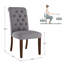 Ameriga 19.3'' H Tufted Upholstered Parsons Chair-501879742-501825898