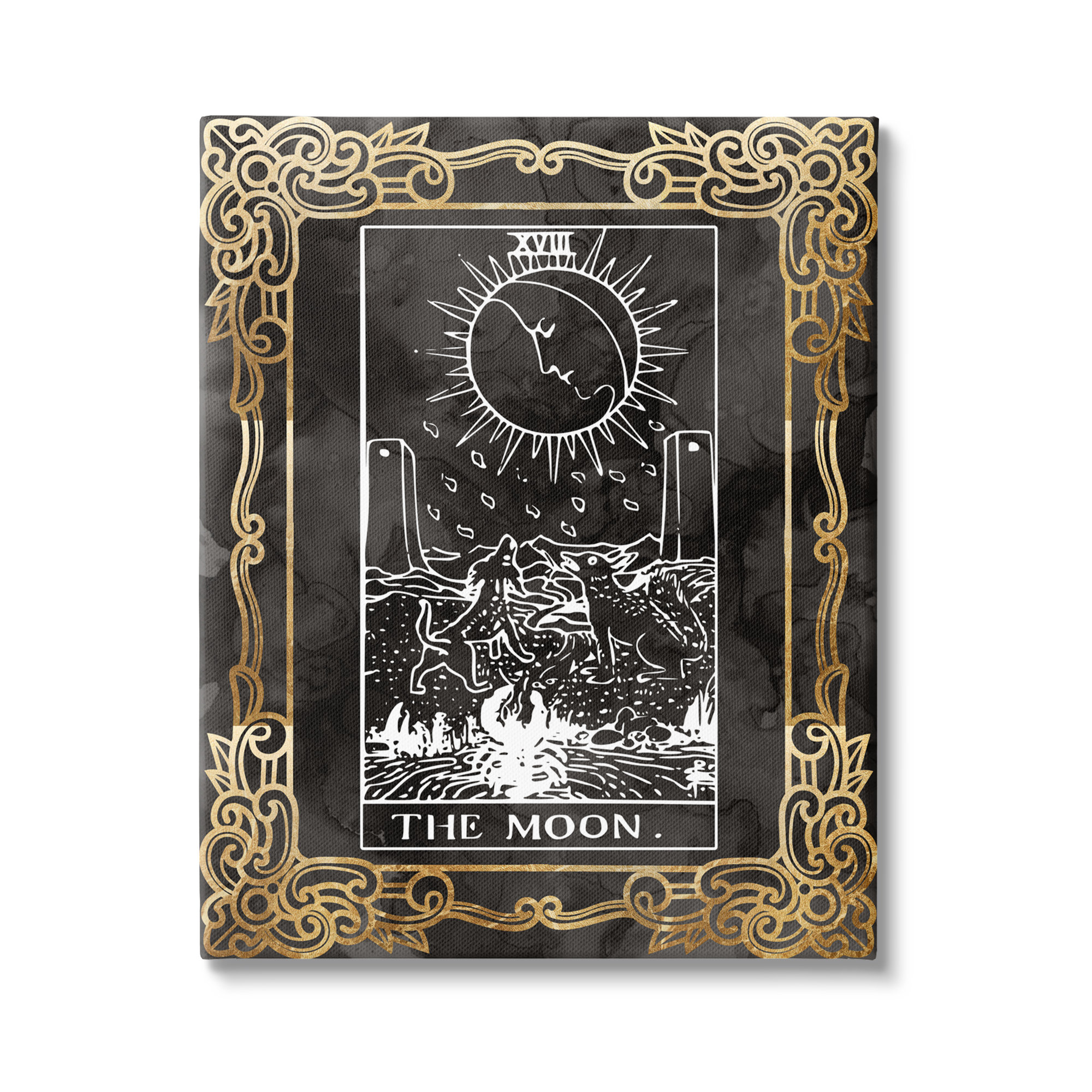 Stupell Industries Patterned Moon Tarot by Lil' Rue | Wayfair