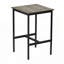 Table bistro de 24 po de hauteur avec repose-pieds réglables