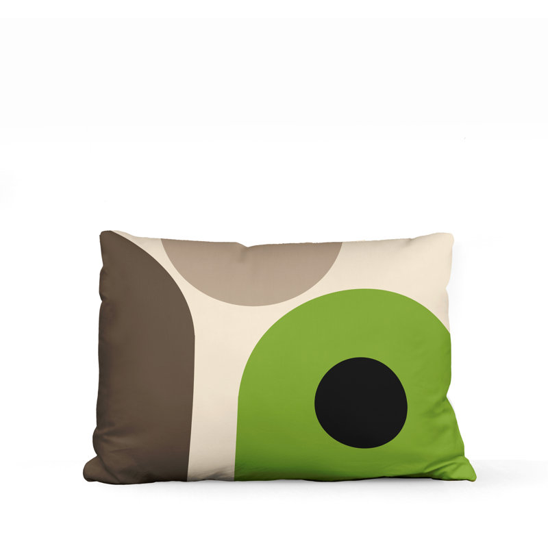 Coussin intérieur / extérieur en polyester filé Yenz, Chartreuse