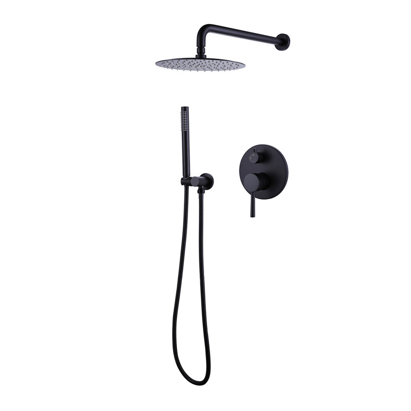 All-In-One Kit with Rough in-Valve, Matte Black