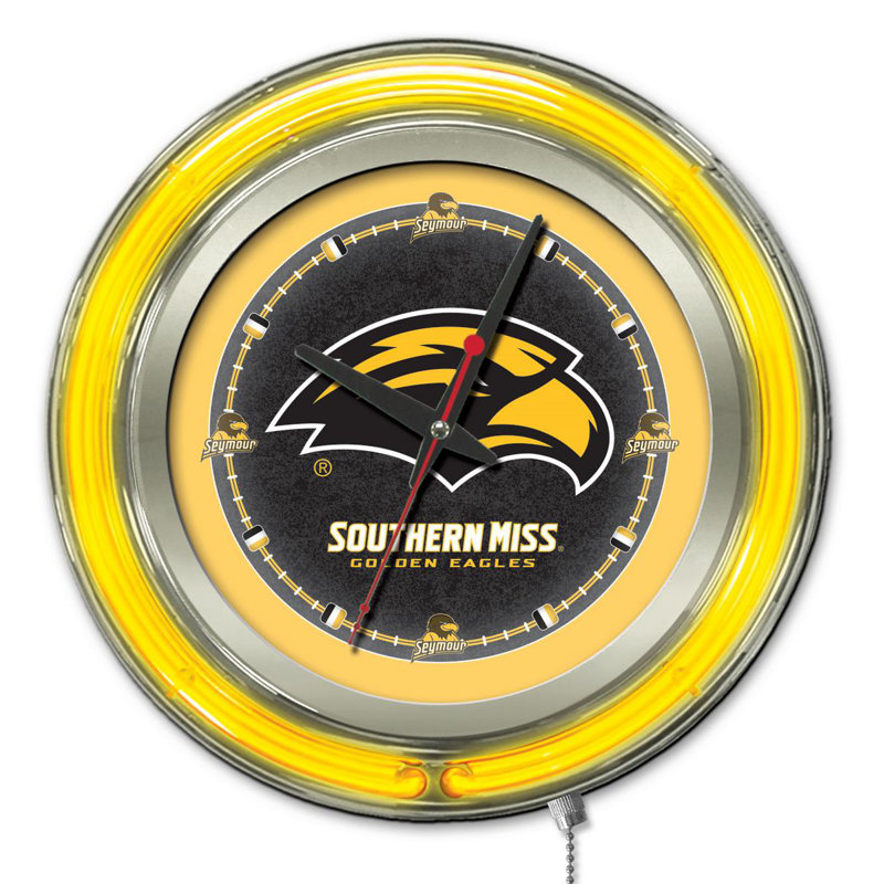 Horloge murale 15 po NCAA, Southern Mississippi