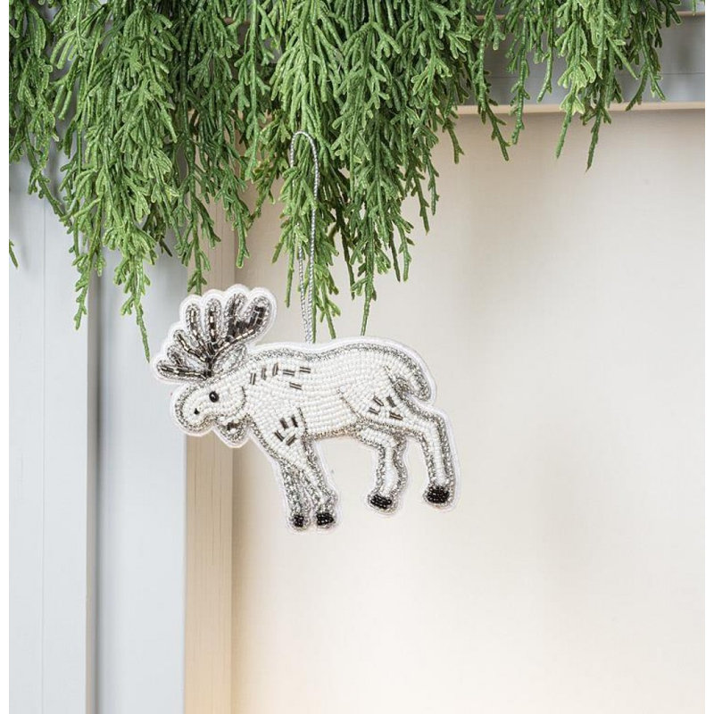 Moose Bead Ornament