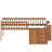 Twin Size Low Loft Bed With Storage Shelves, Slide And Climbing Ladder-1748881084