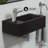 Voltaire Rectangular Ceramic Wall Hung Sink with Faucet Mount-118682192-101462133