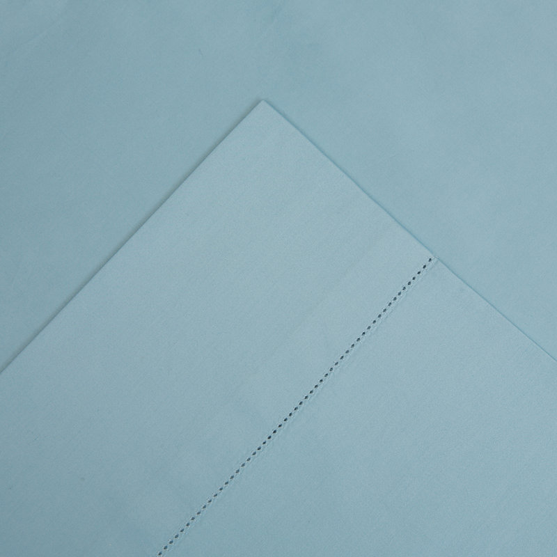 Pointehaven 525 Thread Count 100% Long Staple Cotton Deep Pocket Sheet Set, California King, Blue