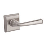 Federal Passage Door Lever with Traditional Square Rose