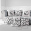 Indoor / Outdoor Floral Square Cushion-1319176195-1319176196