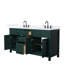 Beckett 66" Freestanding Double Bathroom Vanity with Quartz Top-1798370804-1798370805-1798370811