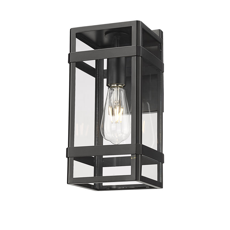 Applique murale d'extérieur 1 lumière Dawnridge, H 13,75 po x l 6 po x P 7,5 po