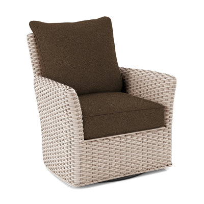 Lanai Upholstered Swivel Armchair