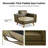 39.3'' Wide Upholstered Loveseat With Solid Wood Legs-718318077