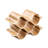 Dalianna 6 Bottle Tabletop Wine Bottle Rack in