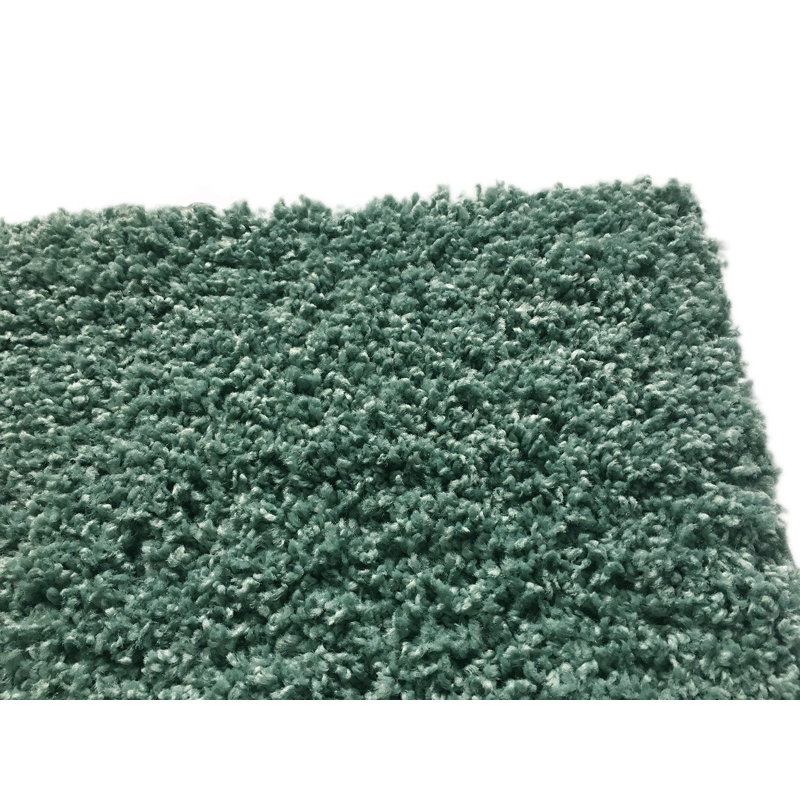 Tapis bleu sarcelle Michiel, Rectangle 3 pi x 5 pi