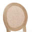 2 pièces, tabourets de bar en bois massif, revêtement beige, dossier, pour 2 chaises de comptoir, beige, cuisine