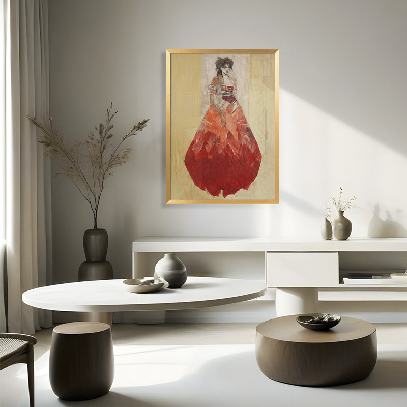 Classic Elegance "Hommage An Cranach XVIII" Framed Print Wall Art, 20" H x 16" W