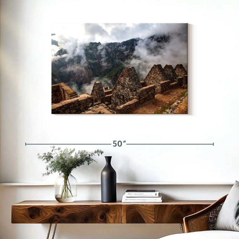 Lilie Cloudy Machu Picchu, 24" H x 36" W