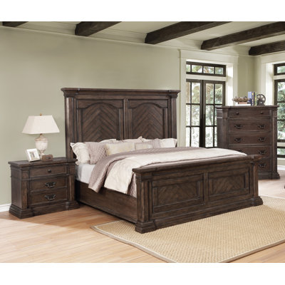 Aasma Solid Wood Piece Bedroom Set