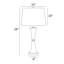 Ensemble de lampes de table noires 29 "avec USB Qu commentaires