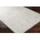 Jacey Geometric Handmade Tufted Light Gray Area Rug