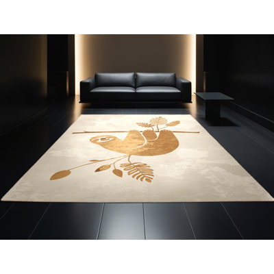 Tapis ombré beige Pavanvir Sloth