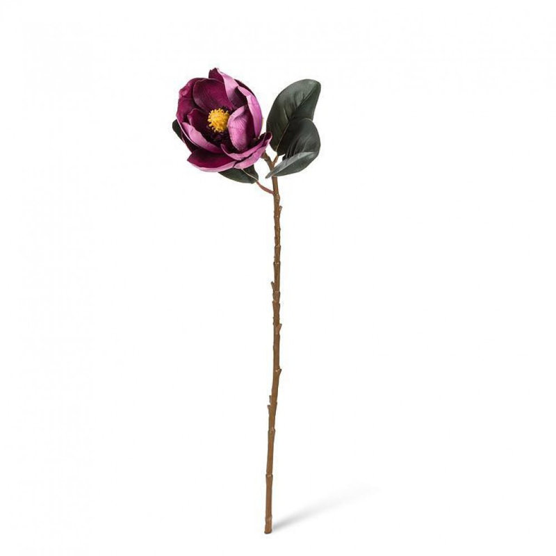 Medium Purple Magnolia Bloom Artificial Flower
