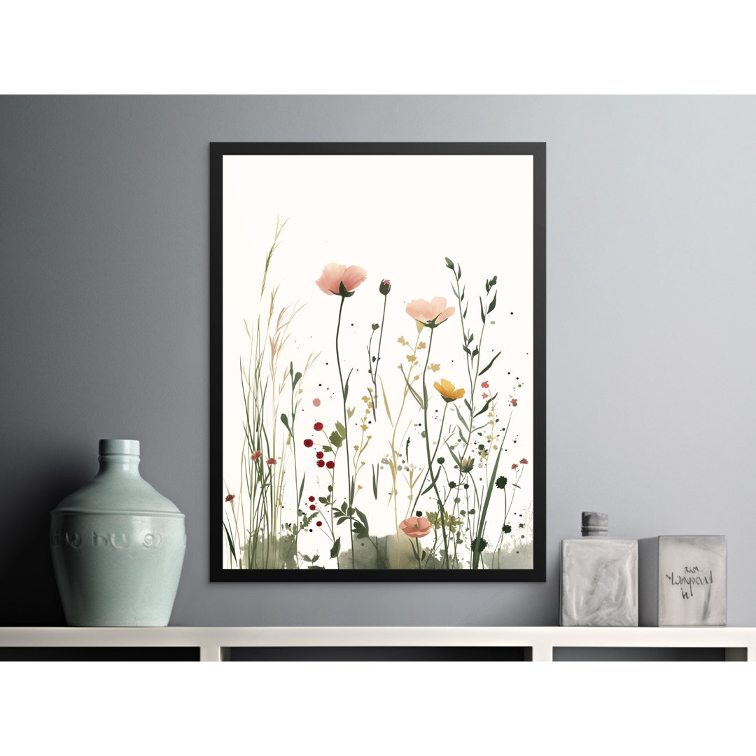 Nursery Wall Art Black Framed Poster