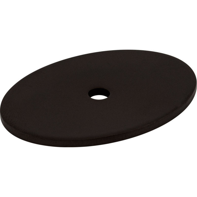 Oval  Backplate, 1.75" H x 1.25" W x 0.625" D, Oiled Rubbed Bronze