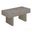 Mobilier de salon 3 pièces en bois gris
