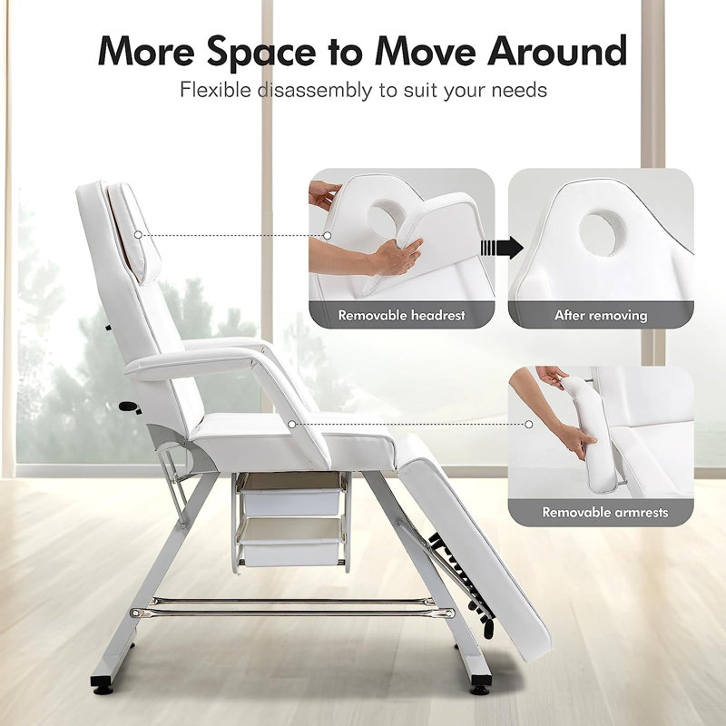 Fauteuil de massage Steen, blanc
