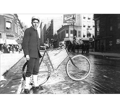 « new york city vélo messenger », reproduction de photo