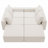 Basic Sectional Sofa, Modular U Shaped  Sofa With Ottomans,Luxury Cloud Chenille Floor Couch With Deep Seat-692406687